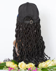 kimmie cap black hair back