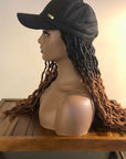 Casquette Kimmie | Perruque Synthétique Longue Faux Loc 18"