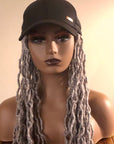 Casquette Kimmie | Perruque Synthétique Longue Faux Loc 18"