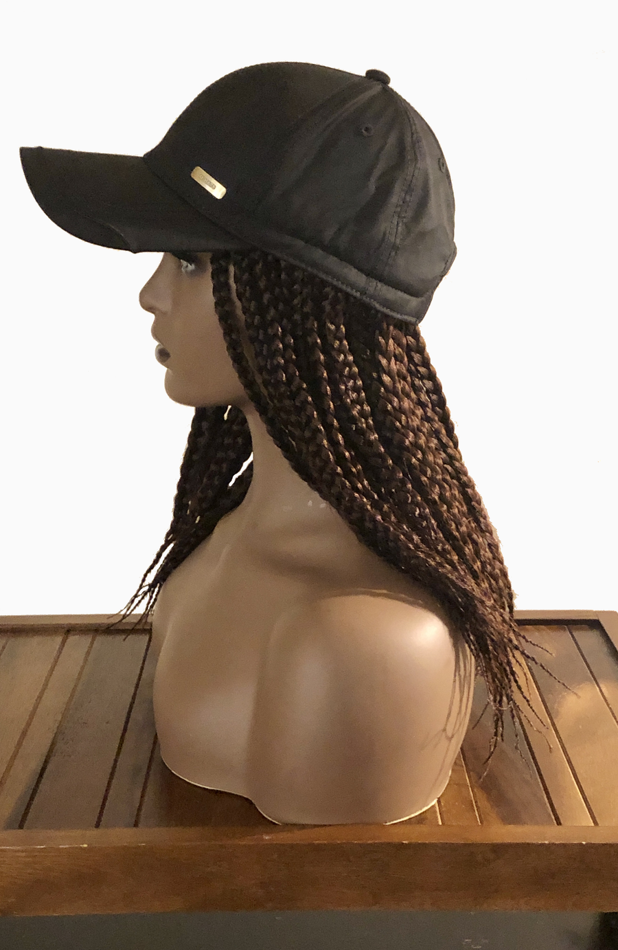 Kimmie Cap | Short, Synthetic 12" Wig with Braids