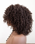 cleo wig dark brown side view